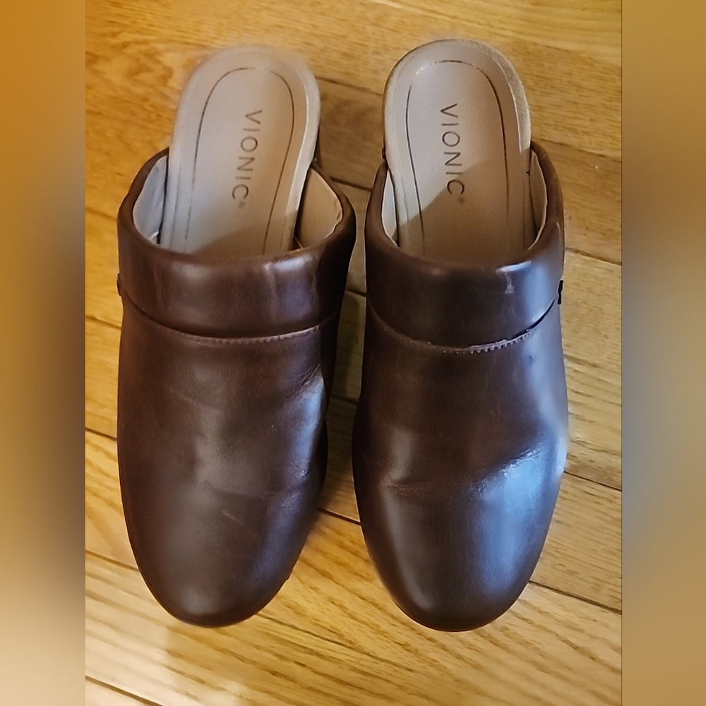 Vionic Kaci Clog Wedge Mules - image 1